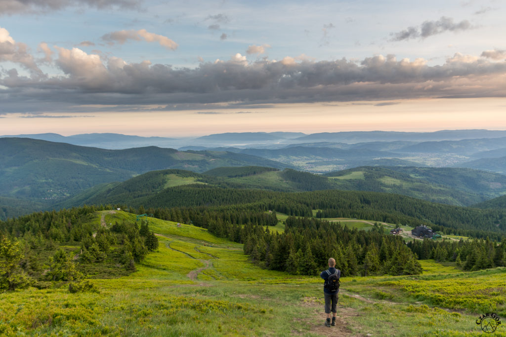 Beskidy. Przy takiej widoczności można stać i stać...